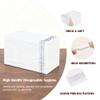 200 Pack Disposable Paper Napkins, Linen-Feel Paper Hand Towels, Elegant White Napkins with Silver Design for Kitchen, Wedding, Parties, Dinners or Events (12" x 17") view 4