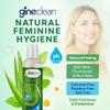 BOE Gineclean Feminine Wash 4.4 oz Natural Intimate Cleanser with Mint, Chamomile & Aloe Vera pH Balanced, Refreshing & Moisturizing Paraben-Free, Dye-Free, Salt-Free Daily Hygiene for Women view 2