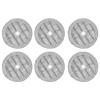 YHNNH 6PCS Replacement Mop Pads Rags, Compatible for LG, A9 Steam Mop Cloth Vacuum Cleaner Robot Mopping Machine Cleaning Cloth Spare Parts view 1