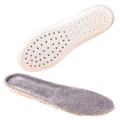 XINNIKESI Insoles Men, Warm Feet Thermal Insoles Archs Soft Feet Insole Highly Elastic Breathable Cotton Insole for Women and Men