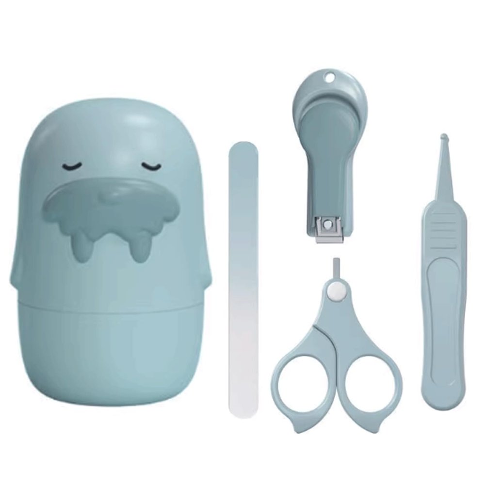 Hja Boutiques US Nail Clippers Children Manicure Kit Newborn Baby Nail Scissor Kid Safe Portable Nail Clipper Trimmer Tweezer with Box Baby Nail Care Tool Manicuring