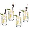 24 PCS Bachelorette Straws Disposable Bachelorette Party Straws Funny Stripper Pole Dancer Drinking Straws for Adult Bachelorette Party Favors Bridal Shower Girls Night view 2