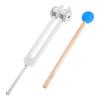 BUTIFULSIC 1 Set Tuning Fork with Hammer: Meditation Sound Therapy Tool - Spa Relaxation Tuning Fork Accessories - Yoga Room Supply view 1