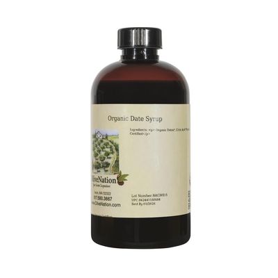 Date Honey Organic, OliveNation Organic Date Syrup for Baking, Cooking, Sweetener (8.00oz)