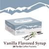 58Peaks Vanilla Flavored Syrup Sweetener Packets for Hot and Cold Drinks | To-Go Syrup Flavoring Perfect for Coffee, Tea, Milkshake and More | Flavored Coffee Syrups for Travel | 15mL | 20-Pack view 2