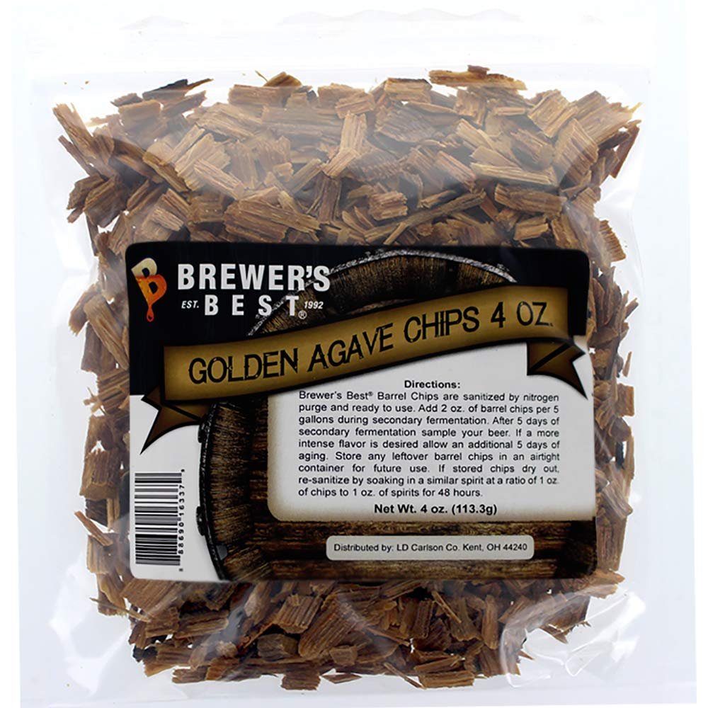 Brewer's Best Barrel Chips Golden Agave - 4 Ounces