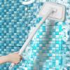 Extendable Shower Scrubber, Bathroom Tub Cleaner Brush with Long Handle for Cleaning Shower Bathroom Vessel Sinks Toilet Wall Floor view 3