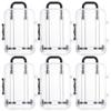 ABOOFAN 6pcs Mini Suitcase Party Favor Box Clear Mini Luggage Storage Container Tiny Travel Jewelry Candy Boxes Home Decor view 1