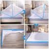 Portable Mosquito Net, Easy to Install and Clean, Suitable for Travelling, Camping and Outdoor Use(Grey,190x135x95cm) view 4