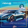 NOVUS 1802 | Glass Cleaner Spray | Powerful Foaming Glass Cleaner, Streak-Free Shine for Home and Auto | Safe for All Glass Surfaces - 19 Ounces (12 Pack) view 2