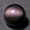 HSDXBA Natural Rainbow Eye Black Obsidian Crystal Sphere Healing Gemstone Ball Divination Witchcraft Meditation Ornaments Home Decorations,Diameter 3.1" view 3