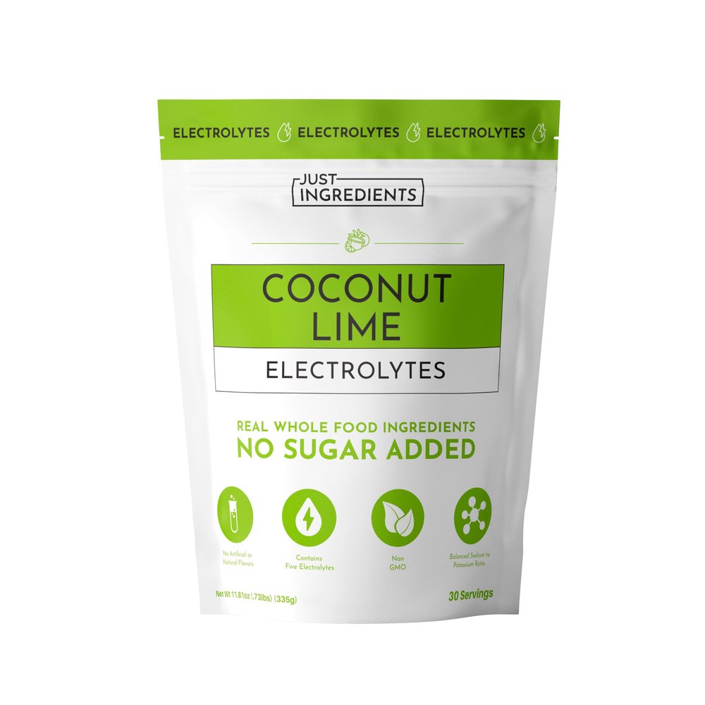 Coconut Lime Electrolytes 30Serving Hydration Drink Mix with Sea Salt & Trace Minerals Supports Hydration, Recovery, and Electrolyte Balance*