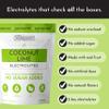 Coconut Lime Electrolytes 30Serving Hydration Drink Mix with Sea Salt & Trace Minerals Supports Hydration, Recovery, and Electrolyte Balance* view 3