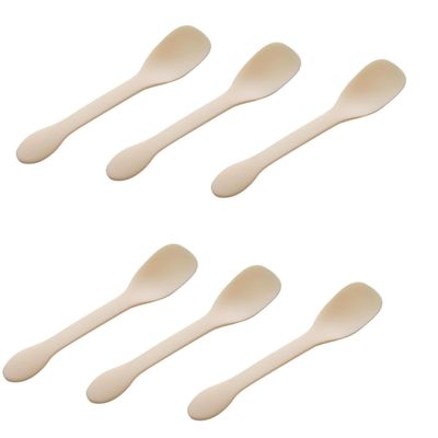 100PCS Tasting Spoons Ice Cream Dessert Taster Spoons Plastic Mini Spoons Disposable Dessert Spoons for Ice Cream Cake Jelly Pie Yogurt Dessert (Clear)