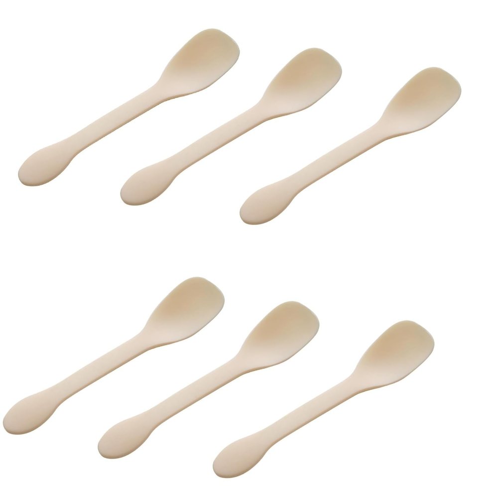 100PCS Tasting Spoons Ice Cream Dessert Taster Spoons Plastic Mini Spoons Disposable Dessert Spoons for Ice Cream Cake Jelly Pie Yogurt Dessert (Clear)