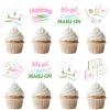 Sursurprise Mahjong Party Decorations, 24PCS Lets Get Our Mahj-ON Cupcake Toppers for Birthday Game Celebration Party Supplies view 1