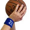 Couver Unisex Blue Sports/Athletic with Number Embroidery Sweat Wristband, Number 99, 3.15" W x 9" L, 1 Piece view 3