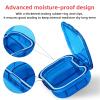 1 Pack Travel Pill Organizer for Purse, 3 Compartment Pill Organizer for Travle, Compact Mini Pill Case for Travle, Small Pill Box for Purse, Pocket Pill Case, Pill Box Compact view 4