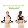ZYQHMY Back Posture Corrector Adjustable Neck Brace Training Equipment Home Office Man Woman Postura Shoulder Support Correction Belt(Gray,Large) view 4