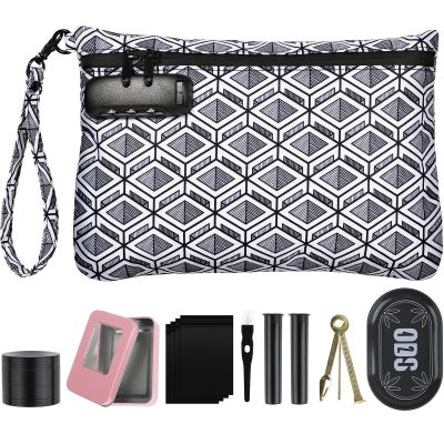 ADCTMOB Large Travel Organizer Bag with Waterproof Zipper & 7 Accessories, Portable Toiletry Cosmetic Case, Pouch for Women Men, Perfect Christmas Birthday Gift