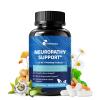 Nerve & Peripheral Neuropathy Support Supplement with 1200mg R-Alpha Lipoic Acid L-Carnitine Vitamin B12 B1 B6 D3 E Folate Lions Mane NAC Magnesium Turmeric - Liver Detox, Antioxidant & Mental Support view 1