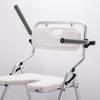 FENOKD Shower Stool Shower Seat Aluminum Alloy Bathroom Elderly Fold Wheeled Bath Chair Pregnant Woman Non-Slip Shower Chair Disabled Bath Stool view 4
