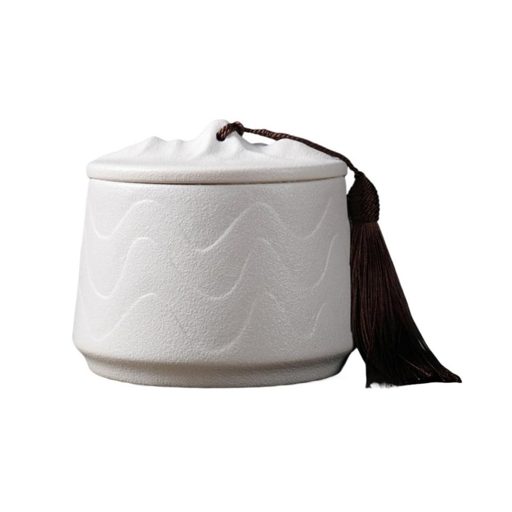 CWENZXDIA Urn for Ashes Urns Adult Male Pet Urn Funeral Urn Cremation Broken Bones Storage Jar Sealed Moisture-Proof Cremation Urn(Black)