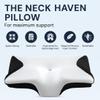 GDSAFS Neck Pillows, Neck Hospitality Collection with Neck Pillow Case, Memory Foam Ergonomic Pillows, Contoured Support Pillows for Side Back Stomach Sleepers (Blue*2) view 2