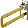 Grab Rails,Non Slip Foldable Support Handle Rail,Grab Bar Toilet Handrails Safety Frame,Bathroom Handrail,Accessible/Yellow/60X13.5 cm view 1
