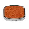 Portable Pill Organizer Compact Moisture-Proof Case Daily Vitamin Box for Men Women Travel Pocket Purse, Baked Beans view 1