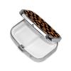 Metal Pill Box AM/PM Compartments Small Medicine Organizer Supplements Case Travel Essential, Fun Food Hotdog Hot Dogs view 2