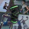 1PC Knee Support Protector Kneepad Kneecap Knee Pads Pressurized Elastic Brace Belt for Running Basketball Volleyball(Green,M) view 4