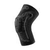 1Pc Compression Knee Support Sleeve Protector Elastic Knee Pads Arthritis Brace Springs Gym Sports Basketball Volleyball Running(Black Gray,L) view 1