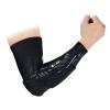 1 pc Gym Sport Basketball Elbow Protector Shooting Anti-Collision Arm Sleeve Warmer Breathable Elbow Pad Support Safety(Black 1 PC,M) view 1