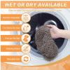 2025 Upgraded Reusable Mop Pads for Swiffer, 4/8/12 Pcs Washable Reusable Microfiber Mop Pads, Replacement Covers Suitable for Wet and Dry Cleaning of Various Floor Surfaces (Orange,8) view 3
