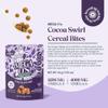 Eat Omega 3 Mega Os Cocoa Swirl Cereal Bites - Gluten-Free, Dairy-Free, Plant-Based Protein Snack with Omega-3 & Omega-6, Low Sugar, Peanut-Free - 66g Pouch, Pack of 6 view 3