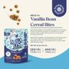Eat Omega 3 Mega Os Vanilla Bean Cereal Bites - Gluten-Free, Dairy-Free, Plant-Based Protein Snack with Omega-3 & Omega-6, Low Sugar, Peanut-Free - 66g Pouch, Pack of 6 view 3