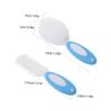 Didiseaon Newborn Hair Brush and Comb Set for Grooming Soft Nylon Bristles Gentle Sensitive Scalp Comfortable Grip Bath Scrubber Kit for Care Pink and Blue view 2