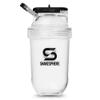 SHAKESPHERE Mini Shaker 400ml Steel Slide Cap, Finger Loop, BPA-Free, Clear view 1