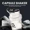 SHAKESPHERE Mini Shaker 400ml Steel Slide Cap, Finger Loop, BPA-Free, Clear view 2