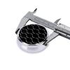Travel Pill Dispenser, Round Small Organizer, Metal Case for Medicine, Pocket Purse Container for Camping Trips, Black Baseball Sport Softball American view 4