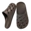 GHAKKE 2025 Trendy Closed Toe Slippers for Women Men Quick Drying Shower Shoes Lightweight Non-Slip Beach Sandals Soft Comfort Indoor Outdoor Summer Slippers(Dark Brown,9.5/10) view 1