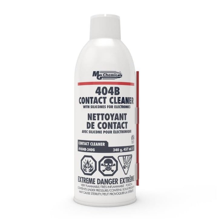 404B-340G, Chemicals Contact Cleaner with 340G (12 OZ) AEROSO