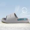 GHAKKE Acupuncture Massage Slippers Reflexology Slippers Men Women Acupressure Foot Open Toe Sandals Home Shower Shoes Relieves Nerve Tension and Pain in The Feet(Green,6.5/7) view 3