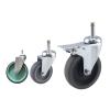 4pc 3/4/5 Inch TPR Insert Rod Caster Wheels Universal 360 Degree Rotary Bar Castors Concurrent Capacity for Shopping Carts,Furniture,Dolly,Workbench(Universal,4pcs - 3 Inch) view 2