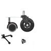 5pcs Office Chair Wheels Replacement Desk 3inch Mute Swivel Caster for Heavy Furniture Universal Polyurethane Rubber Caster(3 inch) view 3