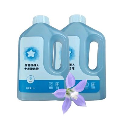 BCWBLWE 1L/33.82 Fl Oz/Window Cleaning Liquid Compatible For Ecovacs W1 PRO/ W920/W880 Quick-drying Anti-fogging Robot Window Cleaner Liquid (Set-2)