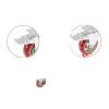 4Pcs 4 Inch/3inch Caster Wheel Heavy Universal 360 Swivel Silent Brake Wheels Caster Furniture Wear Platform Trolley Household(4pcs 4inch Brake) view 3