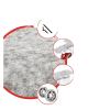 4Pcs 4 Inch/3inch Caster Wheel Heavy Universal 360 Swivel Silent Brake Wheels Caster Furniture Wear Platform Trolley Household(4pcs 4inch Brake) view 4