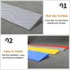 1-10cm Driveway Curb Ramps, Non Slip Handicap Ramp Threshold Ramp, Plastic Vacuum Cleaner Robot Ramp Rise Pad Suitable for Doorways, Wheelchairs(Gray,100cm*10cm*3cm) view 4